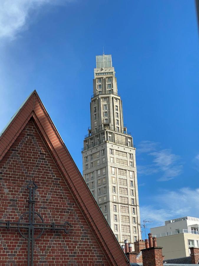 Апартаменты Duplex Proche Gare Vue Tour Perret Avec Parking Gratuit Амьен Экстерьер фото